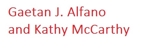 Names of Gaetan Alfano and Kathy McCarthy